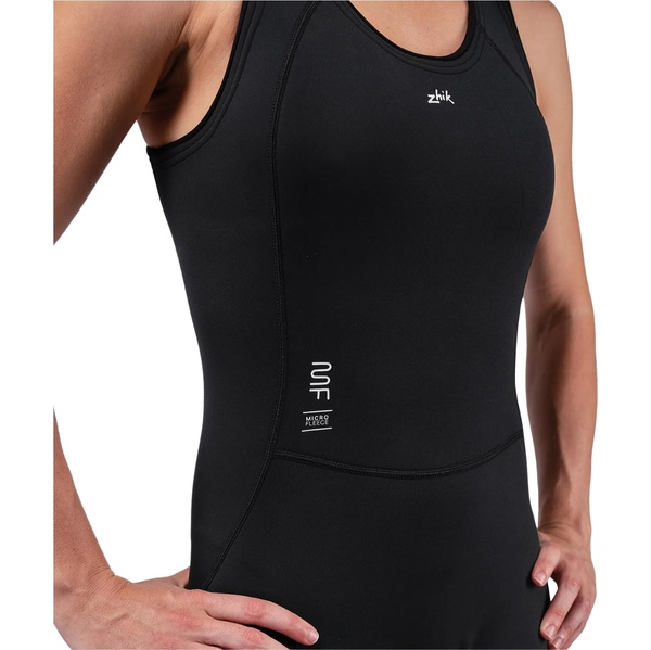 Traje De Esquife De Vela Feminino Zhik Microfleece Performance 2026 - Black